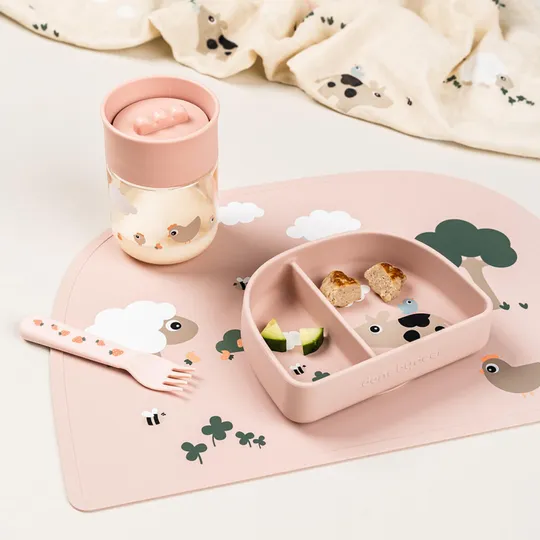 Done By Deer 360° Oefenbeker - Tiny Farm – Powder