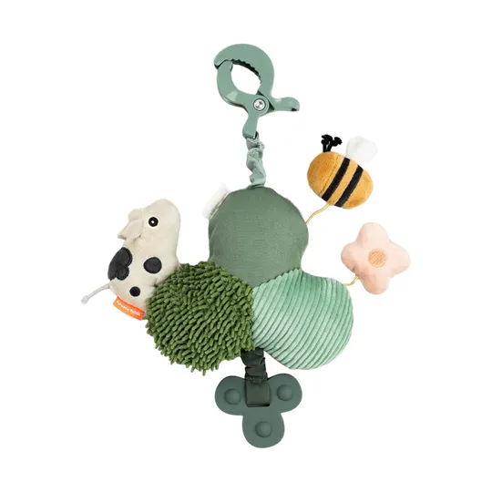 Done By Deer Tiny Farm Activiteitenspiegel Met Clip – Groen