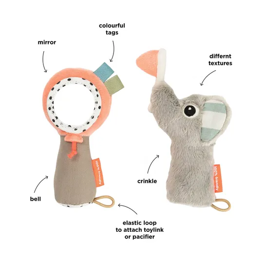 Done By Deer Celebration Sensory Rammelaar - Colour Mix