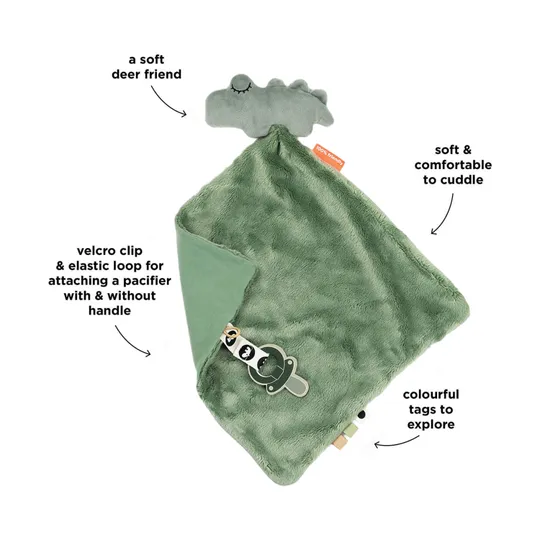 Done By Deer Croco Knuffeldoekje - Green