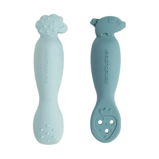 Done By Deer Tiny Farm Oefen Lepel Set