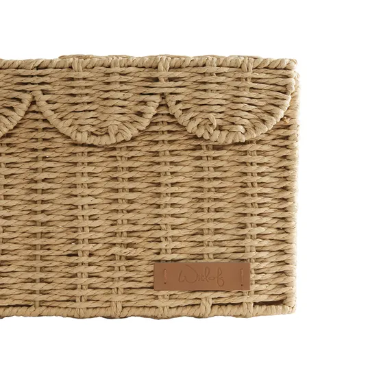 Witlof for Kids Mandje met Deksel – Geweven