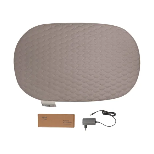 Bebe-Jou Verwarmd Waskussen - Quilted Waves - Chalk Brown