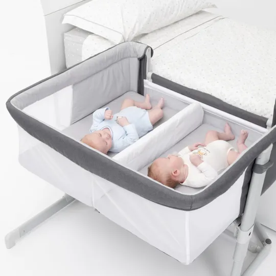 Chicco Next2Me Twins Co-sleeper - Magnet Grey