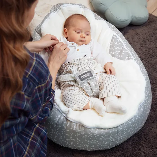 Babyjem Seat Bloem Grijs