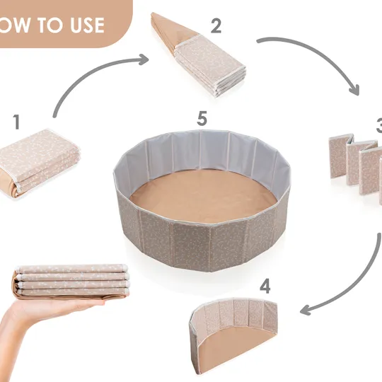 Babyjem Ballenbak Opvouwbaar Zalm