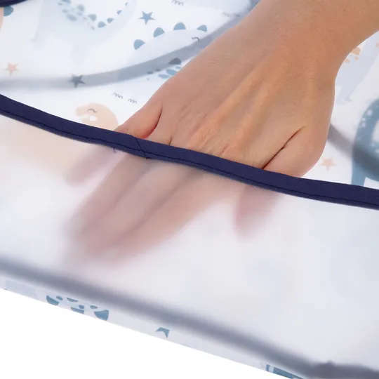 Babyjem Vlekbestendig Hemd - Donkerblauwe Dinosaurus