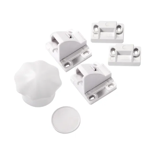 Jippie's Magneetslot Zelfklevend - 2 Stuks + 1 Sleutel 