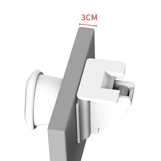 Jippie's Zelfklevend Magneetslot - 4 Stuks + 1 Sleutel 