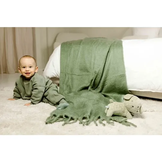 Nijntje Snuffie Knuffel - Green Flower - 25 cm