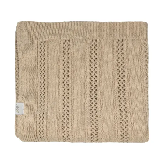 Lodger Dreamer Deken - 80 x 100 cm - Pointelle Merino