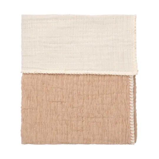 Koeka Rivoli Ledikantdeken - Maat 100 x 150 - Caffe 