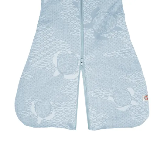 Lodger Slaapzak Hopper Met Afristbare Mouwen - Maat 86/98 - Matcha Blue Fogg