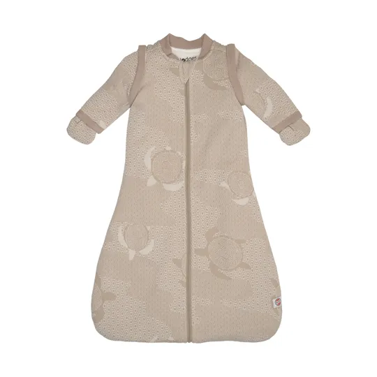 Lodger Slaapzak Hopper Met Afritsbare Mouwen - Maat 50/62 - Matcha Beige