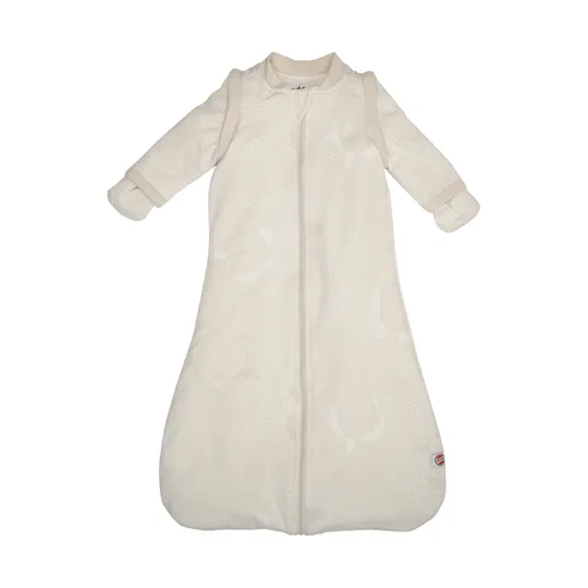 Lodger Slaapzak Hopper Met Afristbare Mouwen - Maat 50/62 - Birch