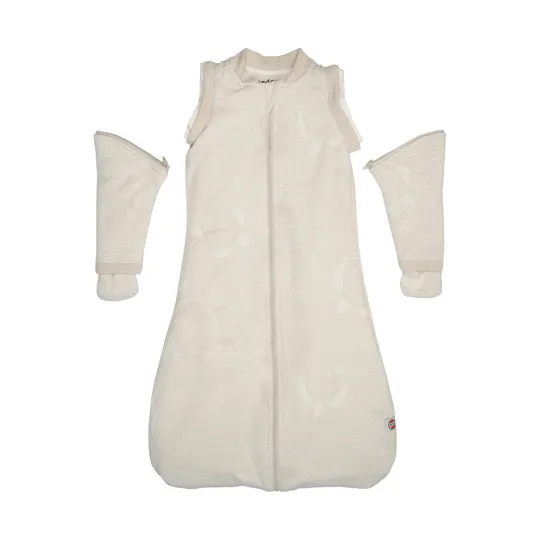 Lodger Slaapzak Hopper Met Afristbare Mouwen - Maat 86/98 - Matcha Birch