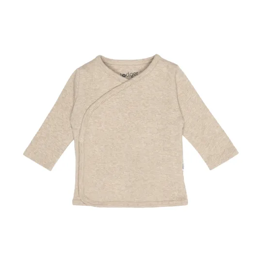 Lodger Overslag Shirt - Melange Beige