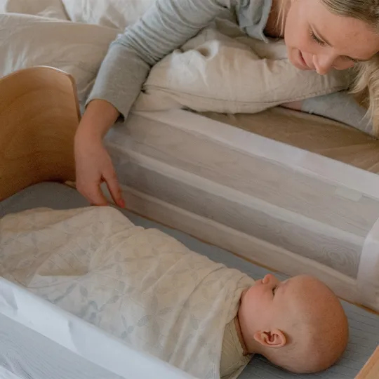 Lodger Solid Inbakerdoek - 0-4 Mnd - Matcha