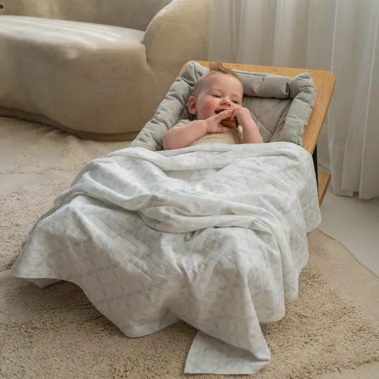 Lodger Swaddler Solid Matcha 2-Pack 110x110