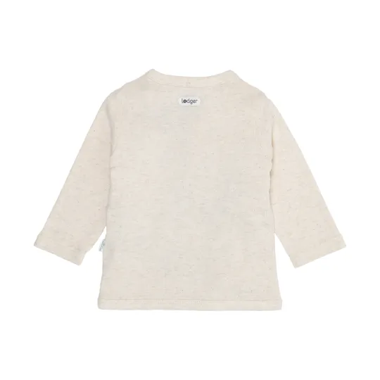 Lodger Melange Overslag Shirt - Birch