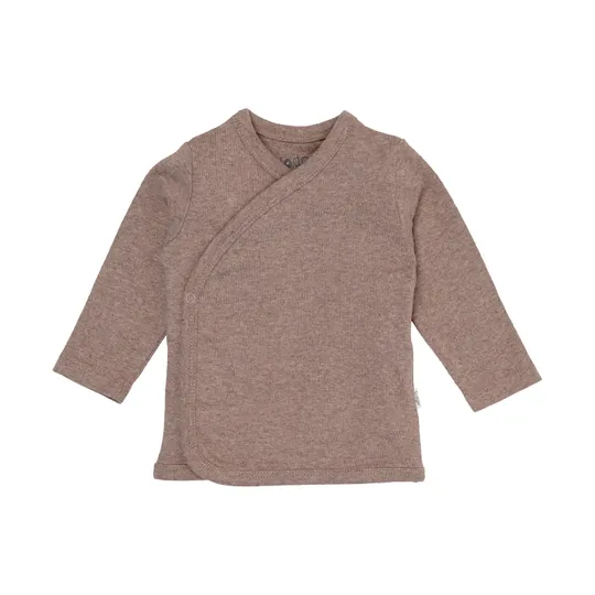 Lodger Melange Overslag Shirt - Buffalo