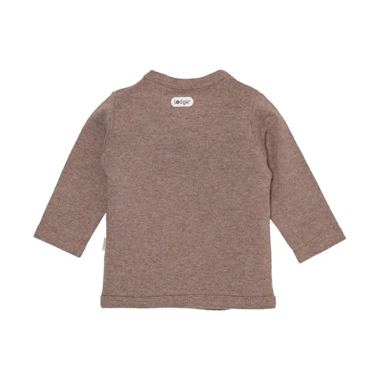 Lodger Melange Overslag Shirt - Buffalo