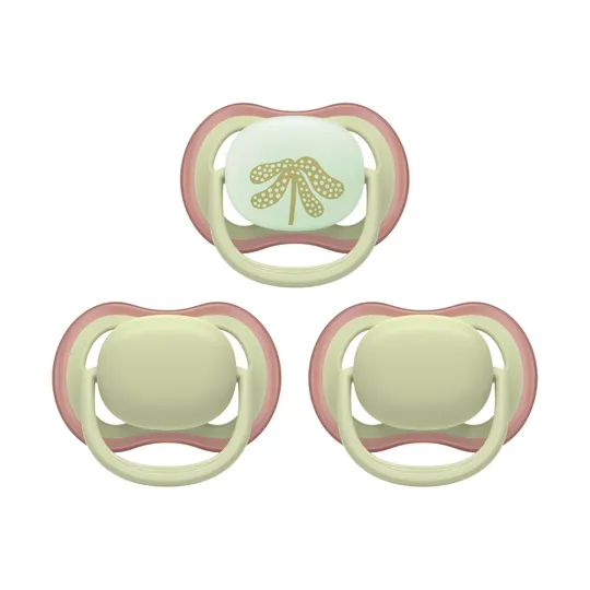 Philips Avent Ultra Air Fopspeen - 6-18 Mnd - 3 Stuks - Plant-based