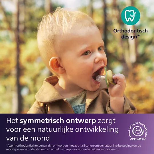 Philips Avent Ultra Air Fopspeen - 0-6 Mnd - 2 Stuks - Plant-based - Glow In The Dark