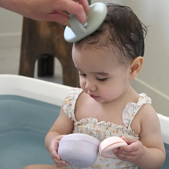 Beaba Baby Haarborstel - Siliconen - Groen