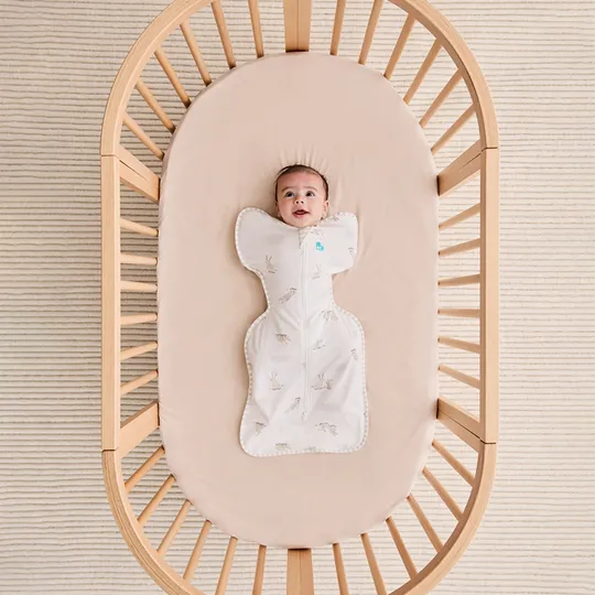 Love To Dream SwaddleUp™ 1.0 TOG - Fase 1 - Maat M - White Cloud Bunnies