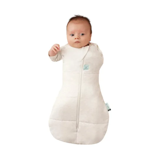 Ergopouch Cocoon Inbaker Slaapzak Oatmeal Marle 3,5 Tog 0-3mnd