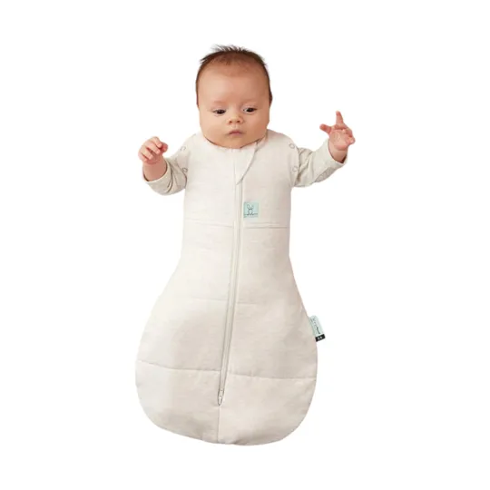 Ergopouch Cocoon Inbaker Slaapzak Oatmeal Marle 3,5 Tog 0-3mnd