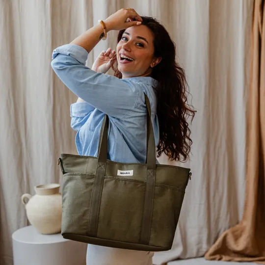 Beaba Madrid Verzorgingstas - Kaki