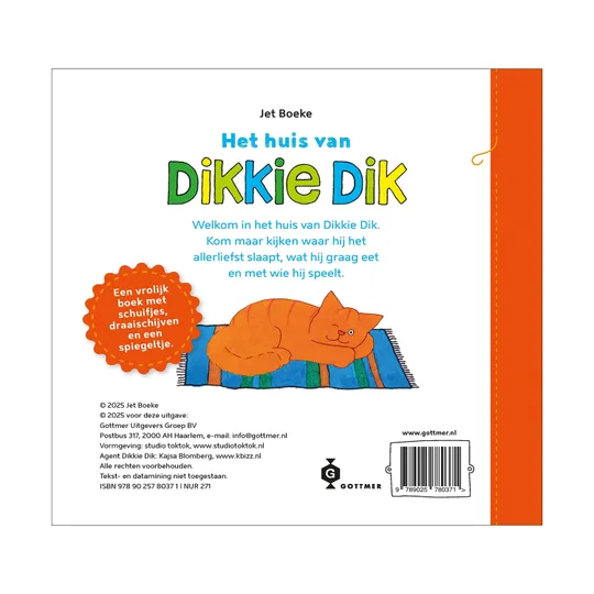 Gottmer Kartonboek - Het huis van Dikkie Dik