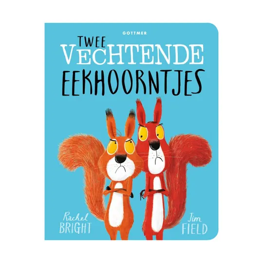 Gottmer Kartonboek - Twee vechtende eekhoorntjes