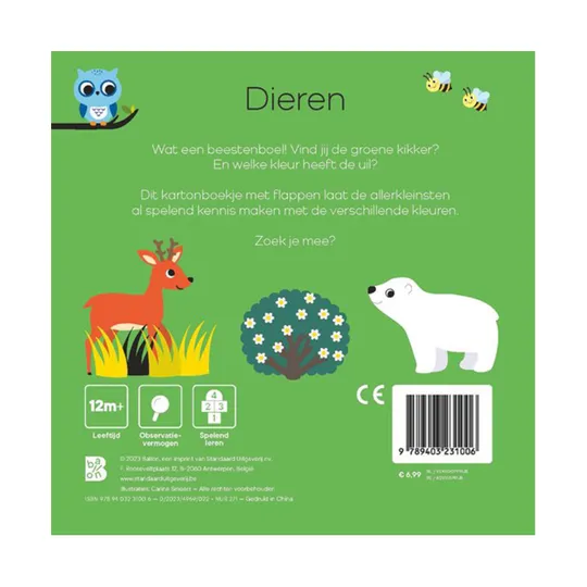 Ballon Flappenboek - Mijn Eerste Flappenboek - Dieren