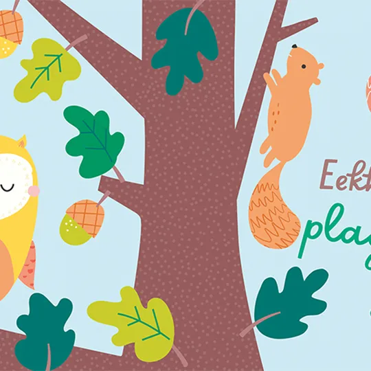 Lantaarn Knisperboekje - In het bos