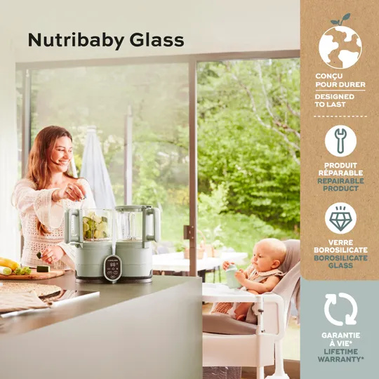 Babymoov Nutribaby - Stoomkoker - Glass