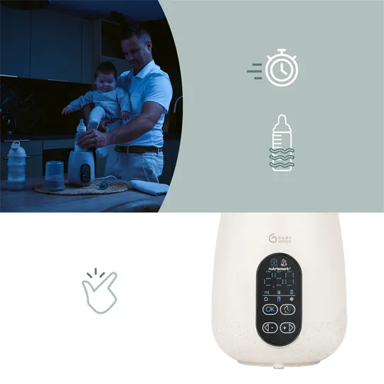 Babymoov NutriSmart+ Flessenwarmer - Mineral Beige
