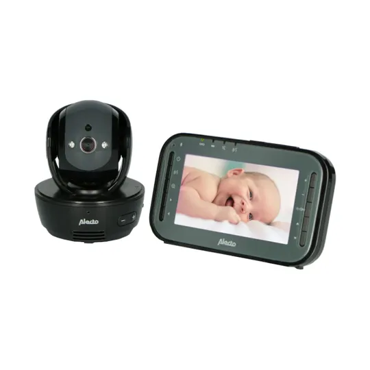 Alecto Babyfoon Beeld Digitaal - DVM200MBK - 4,3 Inch - Zwart