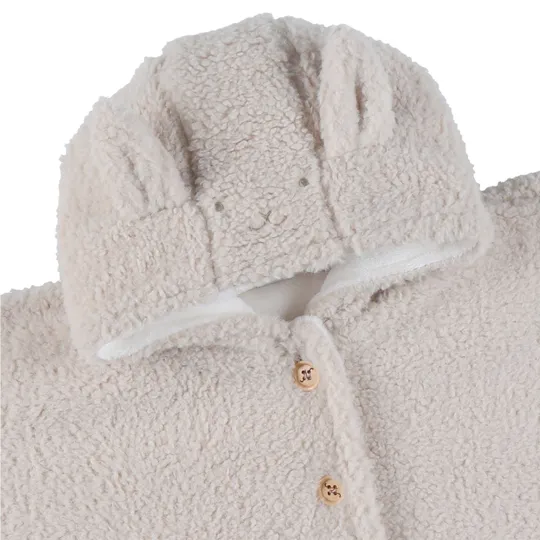 Noukie's M&M Poncho - 6 - 12 Mnd - Groloudoux - Latte