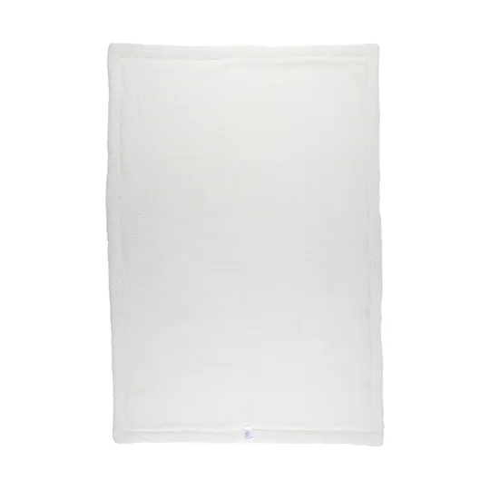 Noukie's F&O Deken - 100 x 140 cm -  Mousseline/Sherpa - Kaki 