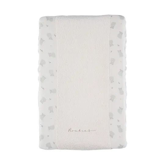 Noukie's F&O Aankleedkussen Hoes - Badstof - 45 x 67 cm - Wit 