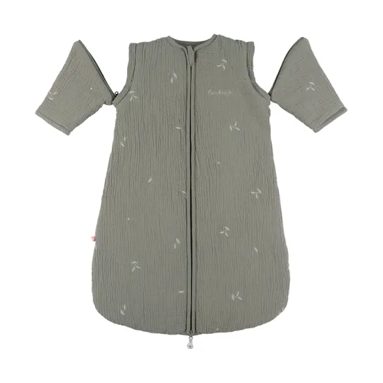 Noukie's F&O Slaapzak Met Borduursel - Gewatteerde Mousseline - Kaki