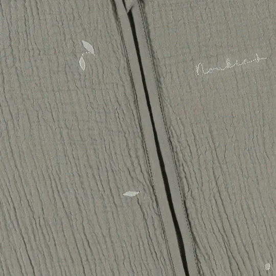 Noukie's F&O Slaapzak Met Borduursel - Gewatteerde Mousseline - Kaki