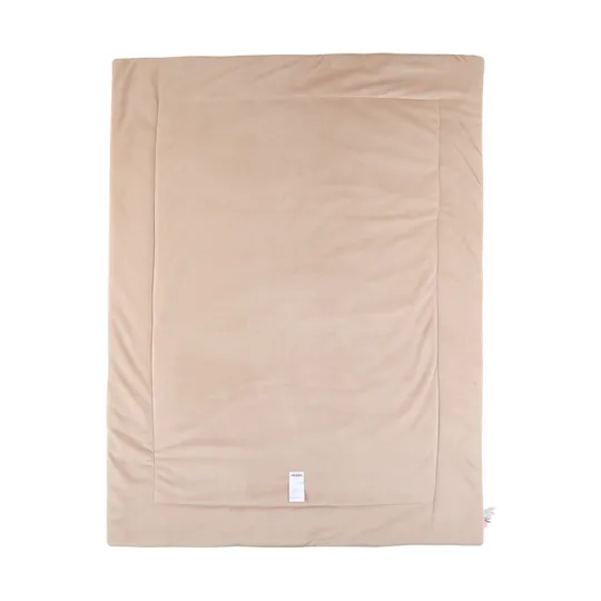 Noukie's F&O Deken - 75 x 100 cm - Veloudoux - Beige/Wit 