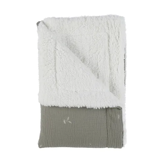 Noukie's F&O Deken - 75 x 100 cm - Mousseline/Sherpa