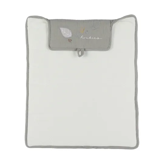 Noukie's F&O Verschoonmatje - Mousseline/Badstof - Kaki 