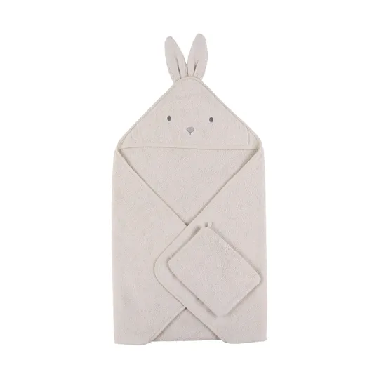 Noukie's B&M Badcape - 75 x 75 cm - Moka