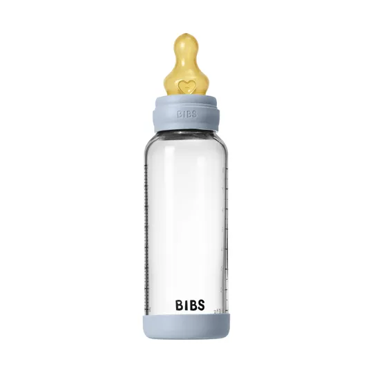 BIBS Fles - Medium Flow - 240 ml - Glas/Latex